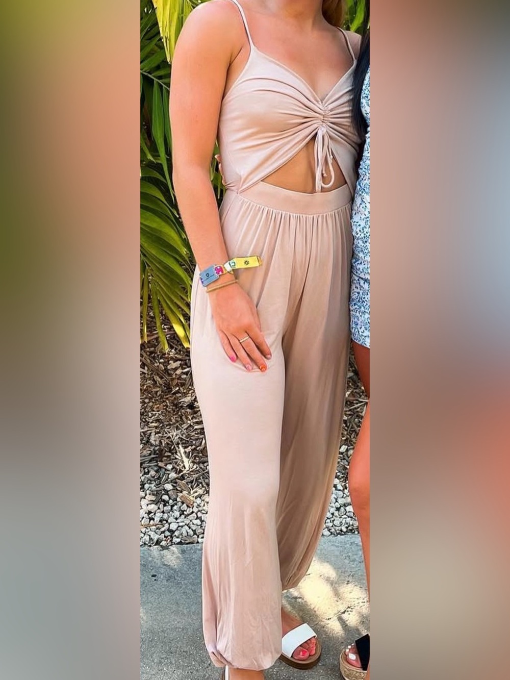 Women’s Mauve Cutout Jumpsuit